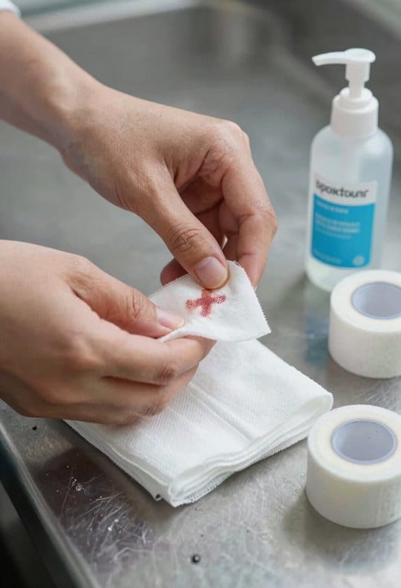 clean protect heal wounds
