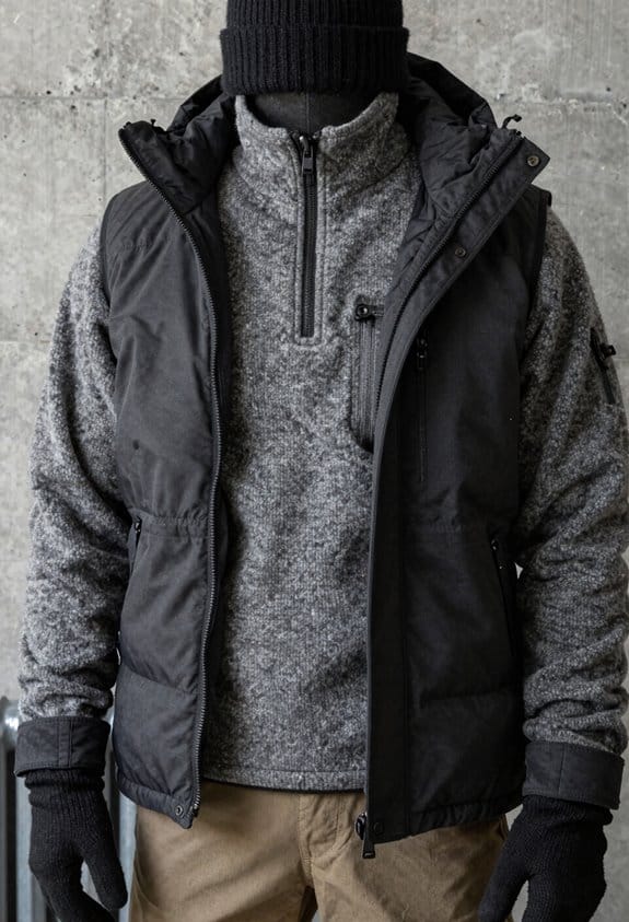 dress warm in layers