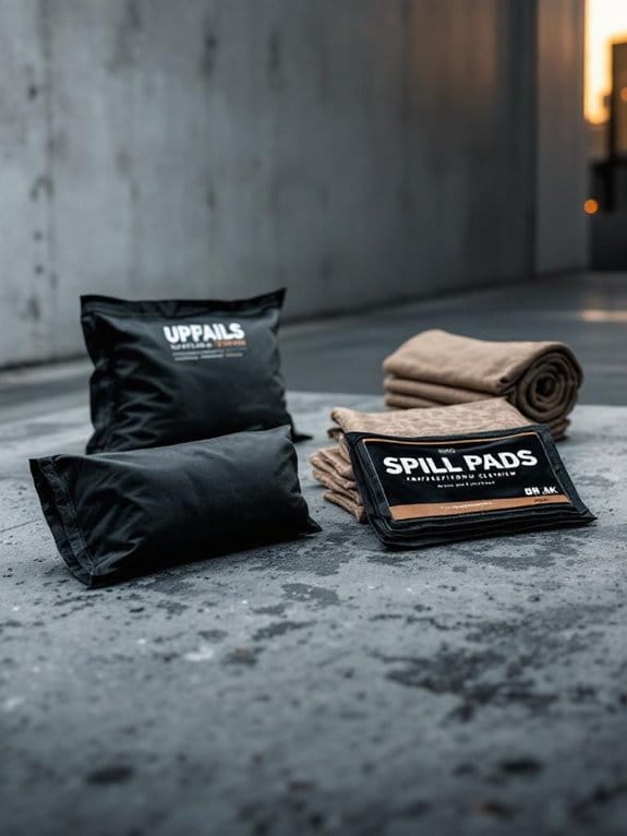 essential spill cleanup pads