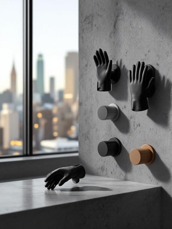 glove holder wall mounts