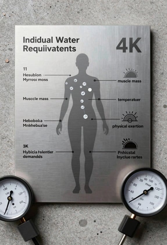 hydration needs vary individually