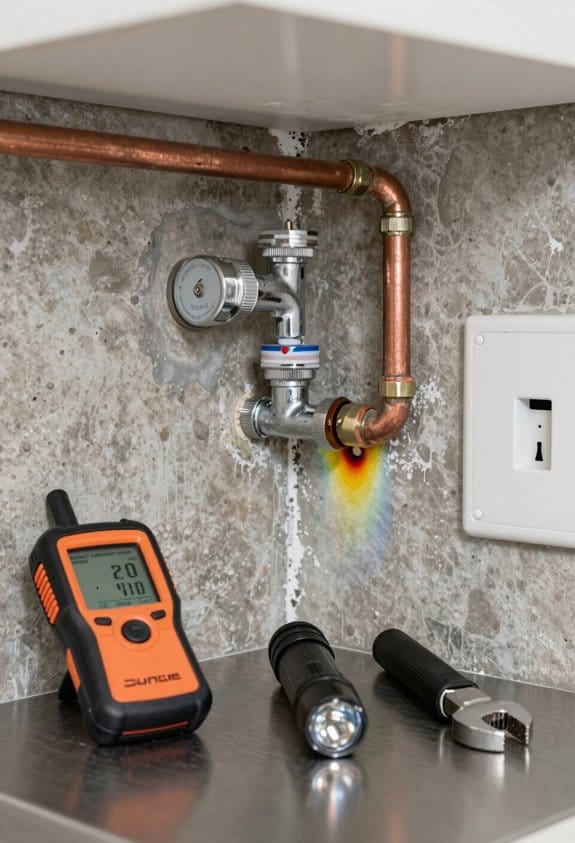 spotting hidden water leaks