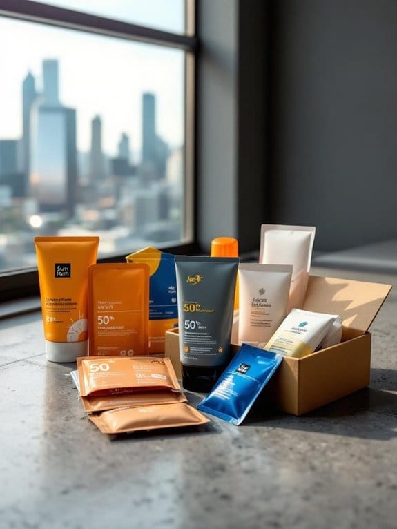sunscreen packets for travel