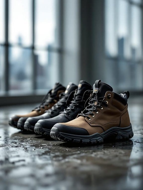 water resistant comfortable work shoes